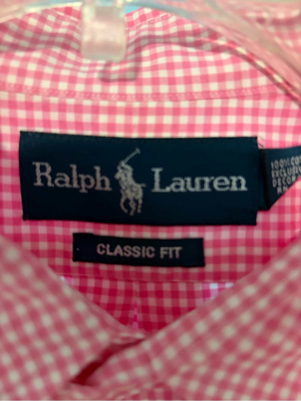 Ralph Lauren Pink and white Button-Down Shirt